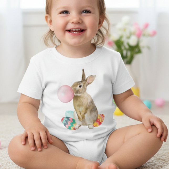 Camiseta Huevos de goma de bubble de conejo de Pascua (Subido por el creador)