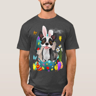 Camiseta Huevos de Pascua Boston Terrier Bunny Perro Regalo