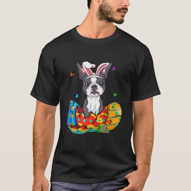Camiseta Huevos de Pascua Bulldog francés Bunny Dog Gift Do (Anverso)