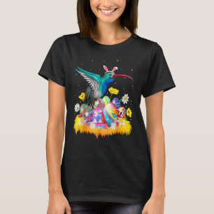Camiseta Huevos de Pascua Cute Hummingbird