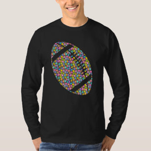 Camiseta Huevos de Pascua de Fútbol Flores Rabbit Bunny Ear