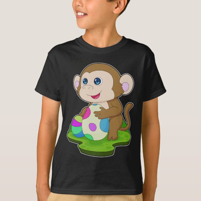 Camiseta Huevos de Pascua de mono (Anverso)