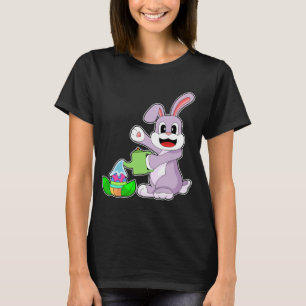 Camiseta Huevos de pascua de pascua de Rabbit