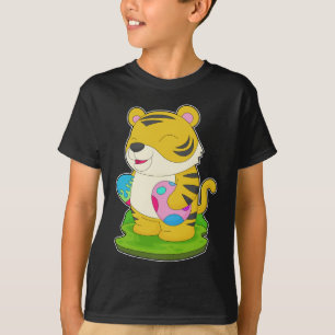 Camiseta Huevos de Pascua de Pascua de Tigre