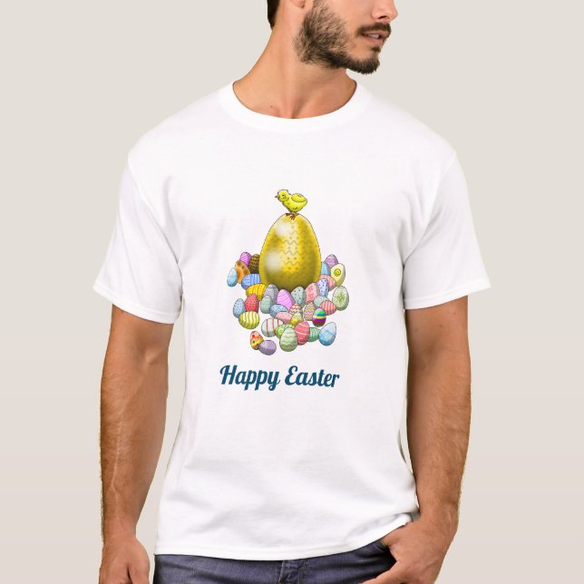 Camiseta Huevos de Pascua de pollo (Anverso)