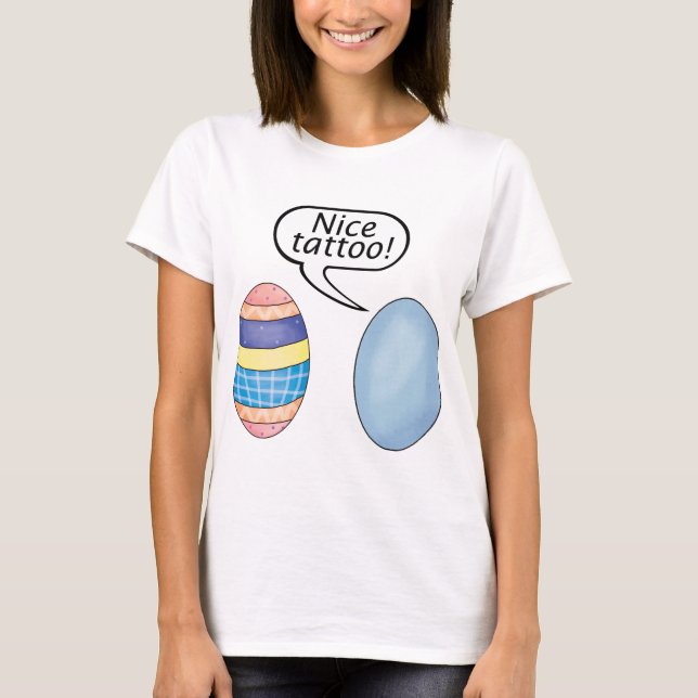 Camiseta Huevos de Pascua de Tattoo bonitos (Anverso)