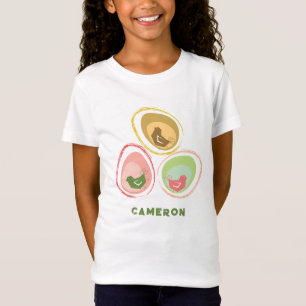 Camiseta Huevos de Pascua dulces lindos elegantes de los