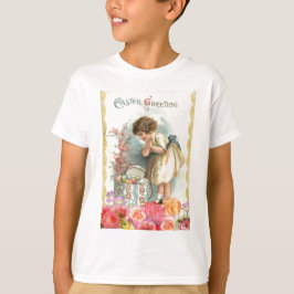 Camiseta huevos de pascua victorianos