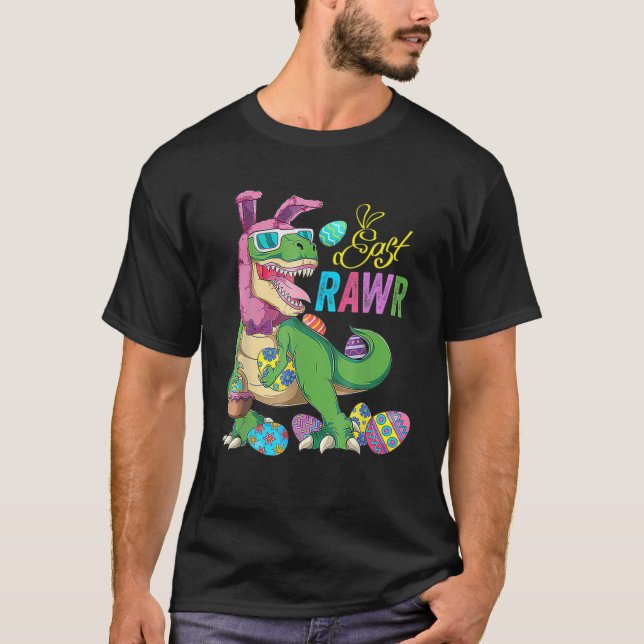 Camiseta Huevos de Semana Santa Cembra Rex Dinos (Anverso)