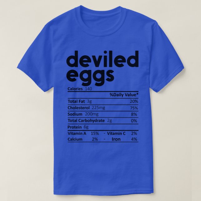 Camiseta Huevos desmentidos Nutrición Hechos Regalo Gracios (Diseño del anverso)