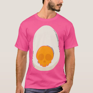 Camiseta Huevos esculpidos Ropa Diablo Cuernos Halloween Hu