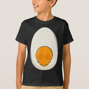 Camiseta Huevos esculpidos Ropa Diablo Cuernos Halloween Hu