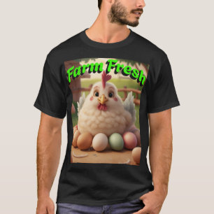 Camiseta Huevos frescos de granja