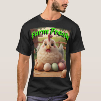 Camiseta Huevos frescos de granja