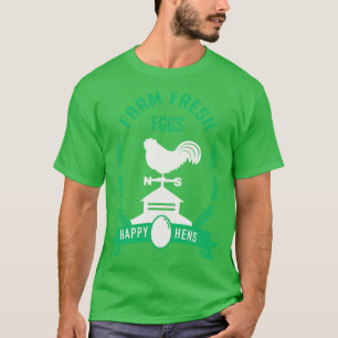 Camiseta Huevos frescos de granja