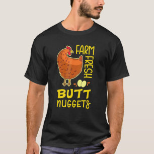Camiseta Huevos frescos de granja Granjera de pollos de tra