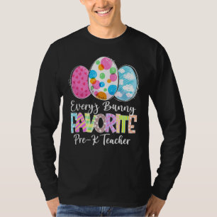 Camiseta Huevos Graciosos De Pascua Cada Té Preferido Favor