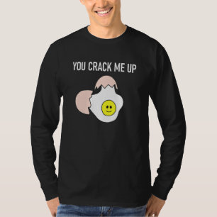 Camiseta Huevos, me destrozas Chistes sarcásticos