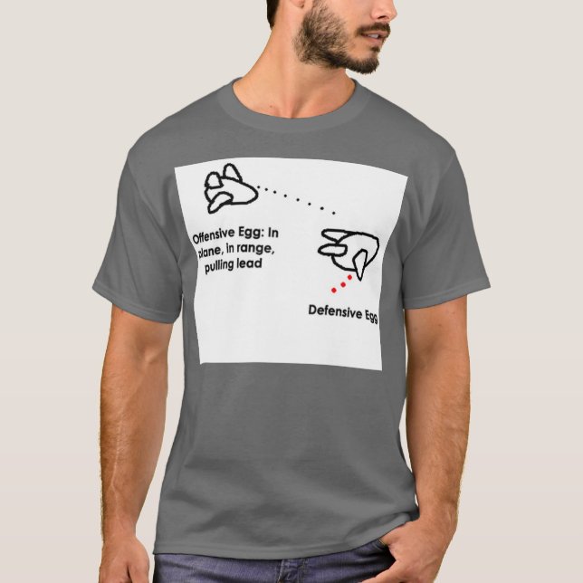 Camiseta Huevos que luchan (Anverso)