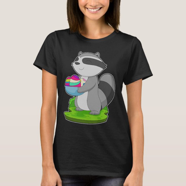 Camiseta Huevos Racoon de Pascua (Anverso)