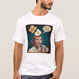 Camiseta Huevos surrealistas para el desayuno, en esta econ