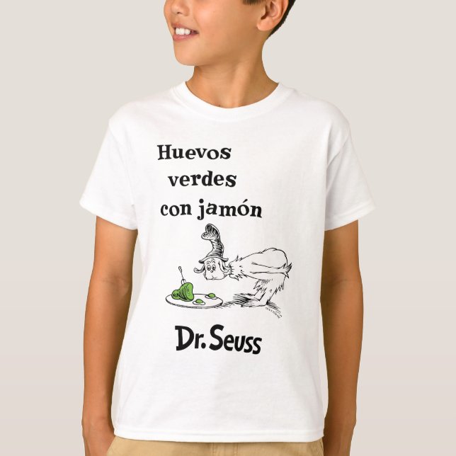 Camiseta Huevos Verdes con Jamón del Dr. Seuss (Anverso)