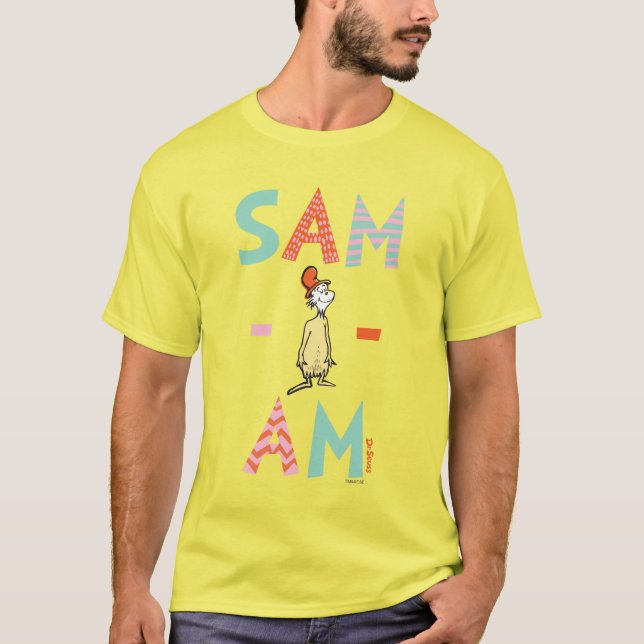 Camiseta Huevos verdes y jamón | Sam-I-Am (Anverso)
