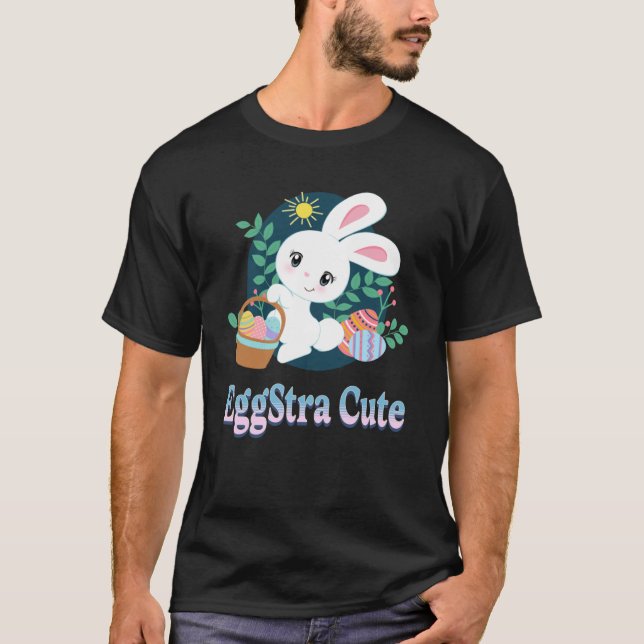 Camiseta HuevoStra Cute Pascua Diciendo Huevos De Conejo De (Anverso)