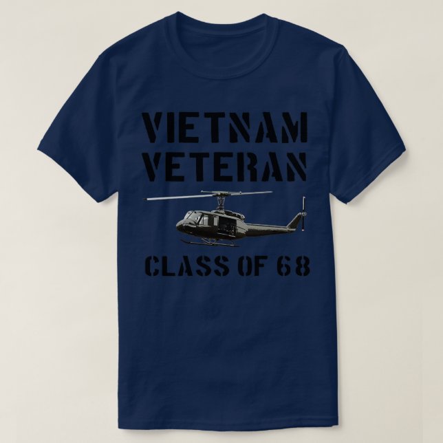 Camiseta Huey Helicopter, veterano de Vietnam, por (Diseño del anverso)