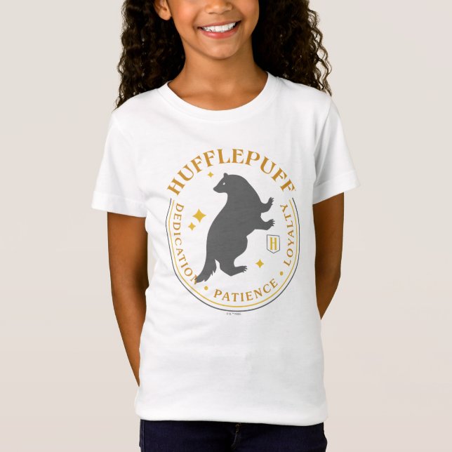 Camiseta HUFFLEPUFF™ Badger House Pride Badge (Anverso)