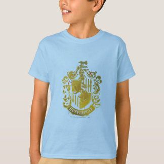 Camiseta Hufflepuff Crest - Splattered