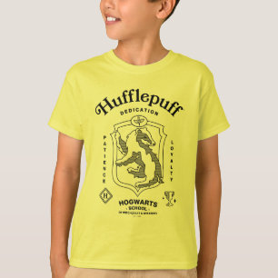 Camiseta HUFFLEPUFF™ Dedicación Paciencia Lealtad Escudo