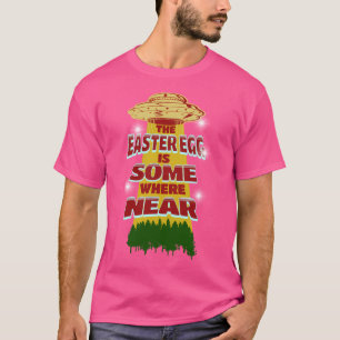 Camiseta Hufo Hunter Eggs de Pascua Aliens Caza de Huevos d