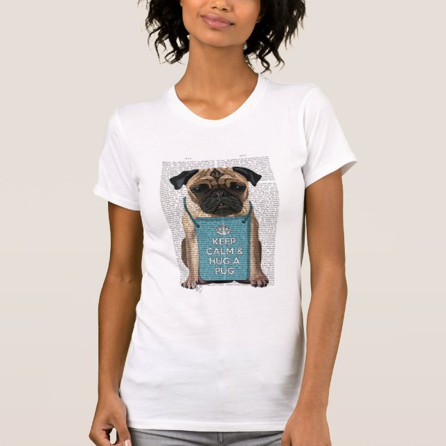 Camiseta Hug a Pug (Anverso)