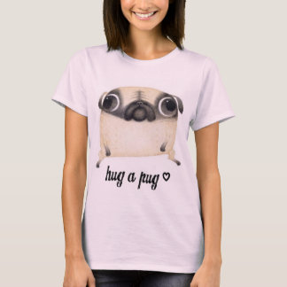 Camiseta Hug A Pug T-shirt