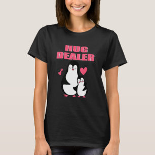 Camiseta Hug Dealer Cute Pinguin Music Festival de Abrazos 