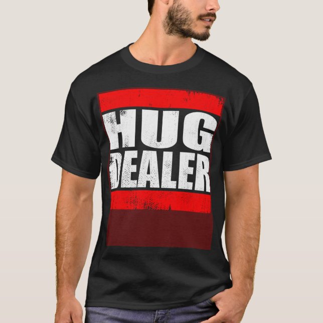 Camiseta Hug Dealer  free hugs cuddle hug (Anverso)