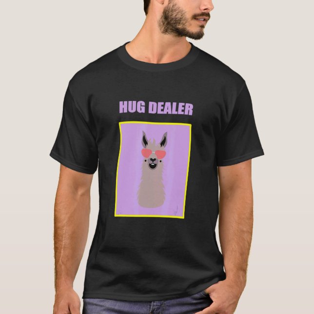 Camiseta Hug Dealer Guay Llama Festival de Música Touchy Fr (Anverso)