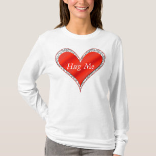 Camiseta Hug Me El día de San Valentín Heart Hoodie