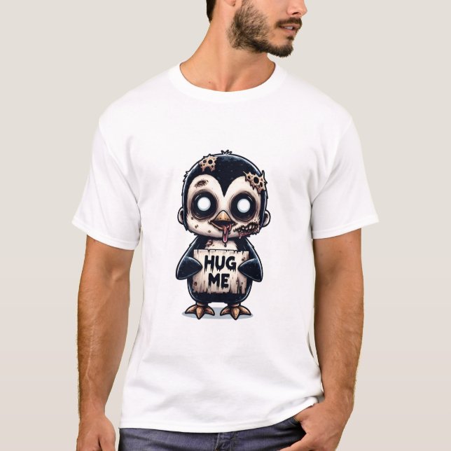 Camiseta Hug Me Penguin (Anverso)