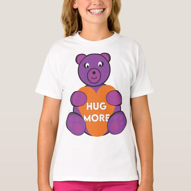 Camiseta Hug More Teddy (Anverso)