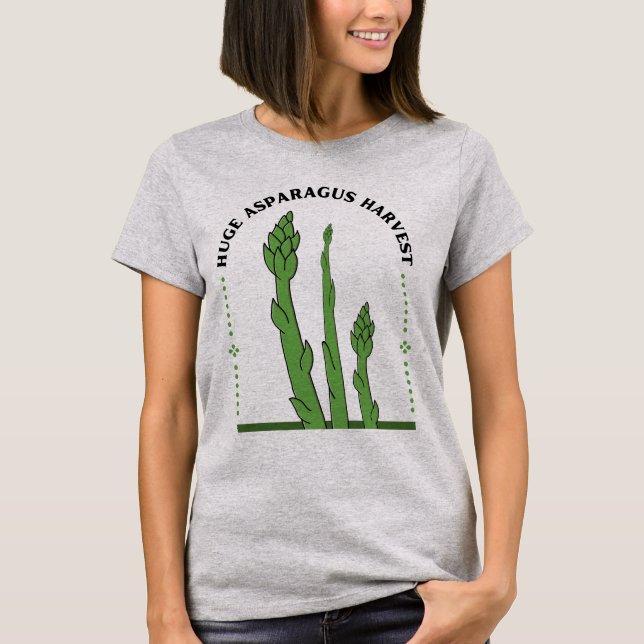 Camiseta Huge Asparagus Harvest Funny Kitchen Gardener T-Sh (Anverso)