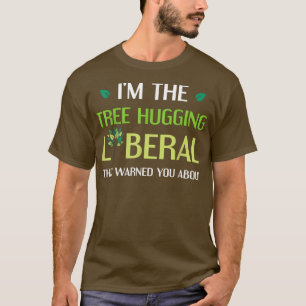 Camiseta Hugger de árbol ambiental liberal que abraza árbol