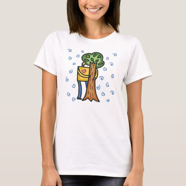 Camiseta Hugger de árbol colorido (Anverso)