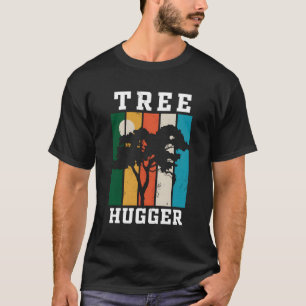 Camiseta Hugger de árbol ecologista verde