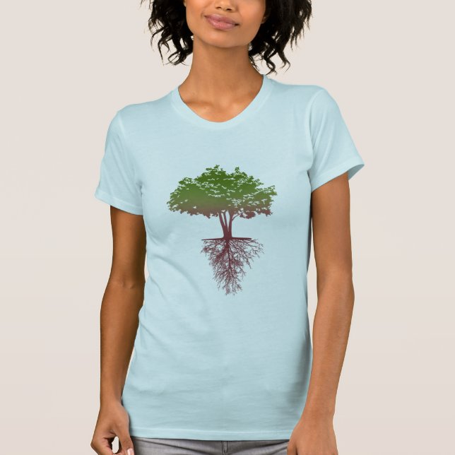 Camiseta Hugger del árbol (Anverso)