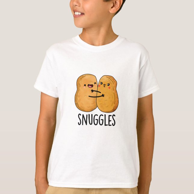 Camiseta Huggs Divertido Nugget Pareja Pun (Anverso)