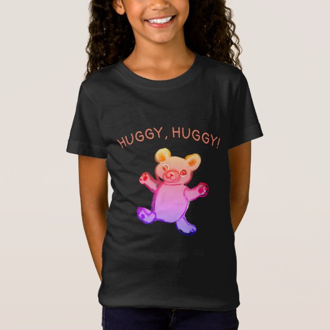 Camiseta Huggy, huggy, osito de peluche (Anverso)