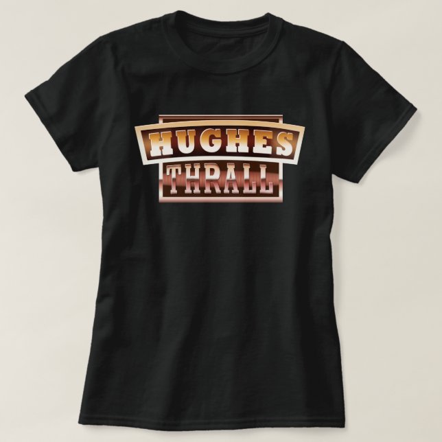 Camiseta Hughes/camiseta de las señoras de la dependencia (Diseño del anverso)