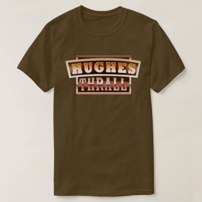 Camiseta Hughes/camiseta para hombre de la dependencia (Diseño del anverso)